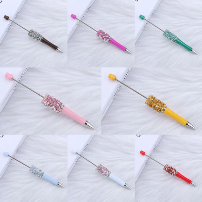 A30-Plastic Glitter Beadable DIY Pen Bags (Matching Game)