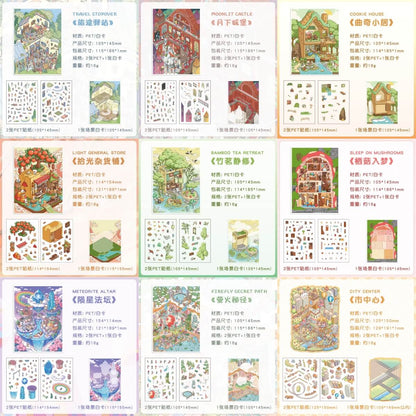 A309-Mini World 3D Stickers 7 (Matching Game)
