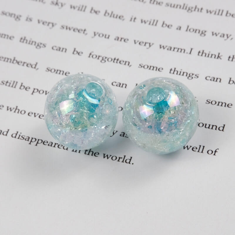 A88-(16mm)Acrylic Crackle Beads2(9 Square Game)