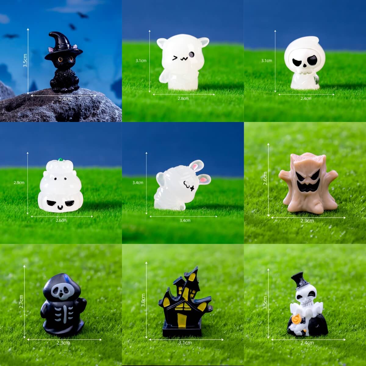 H01-Halloween Figure Mixed 76 Designs (9 Square Game)