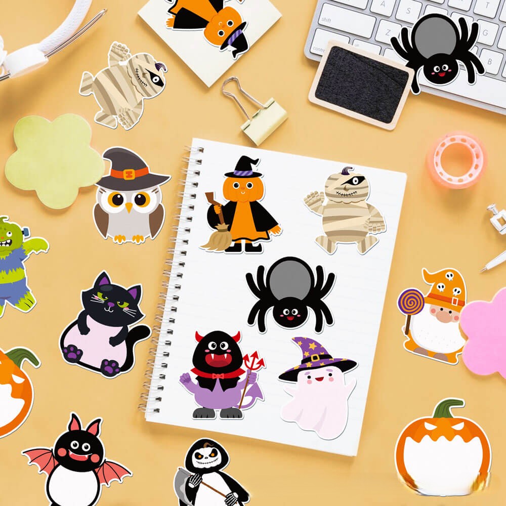 H03-Halloween Sticky Note Pad (Cube Game)