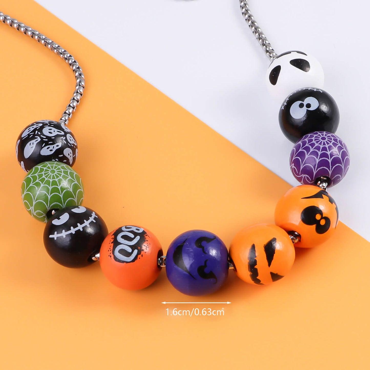H04-Wooden Halloween Beads (9 Square Game)