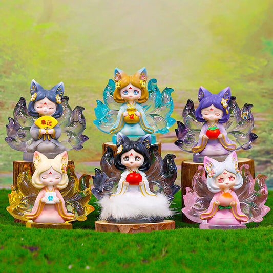 K04-Nine-Tailed Fox Girls2 -6 Designs(Blind Box)