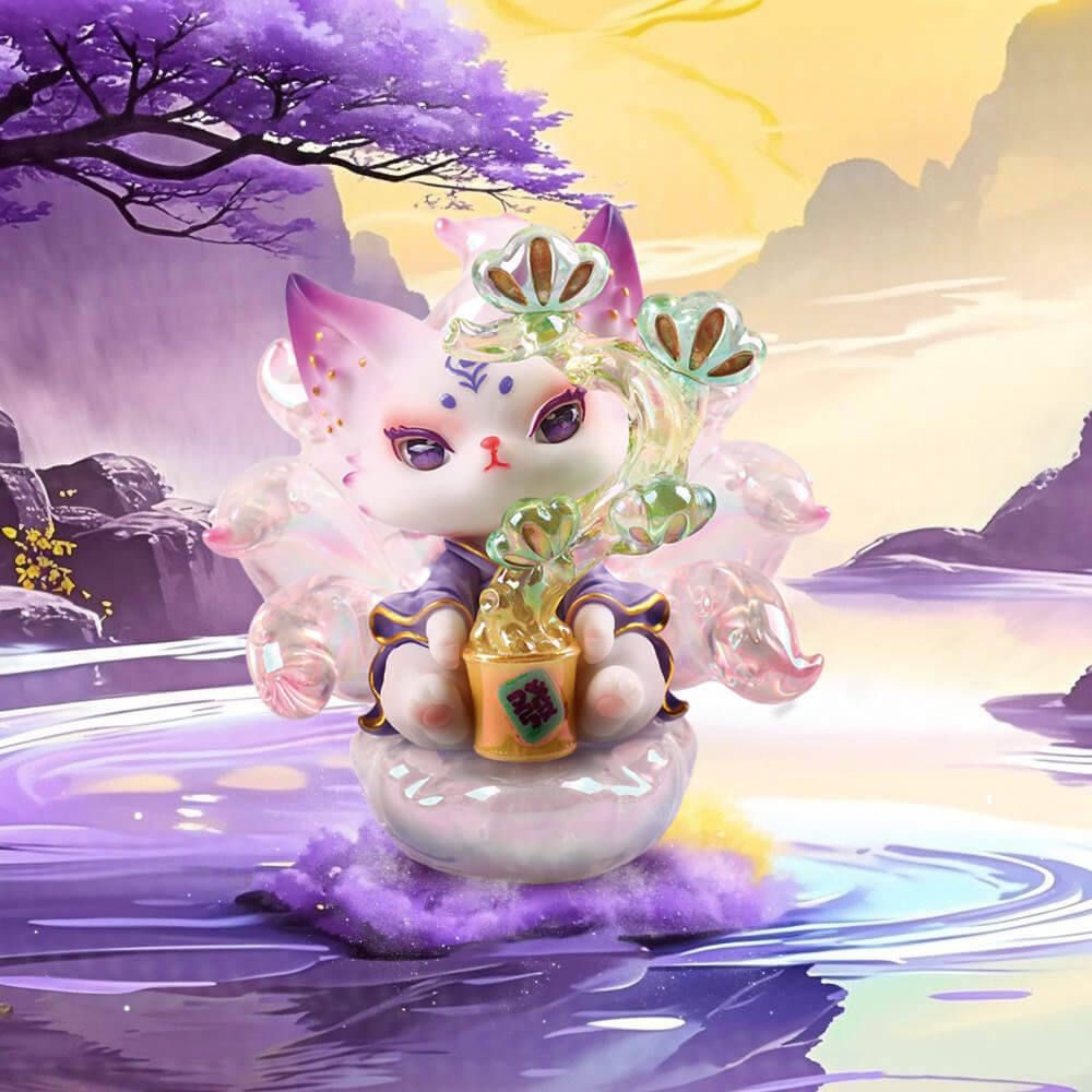 K07-Nine-Tailed Fox with light 6 Designs(Blind Box)