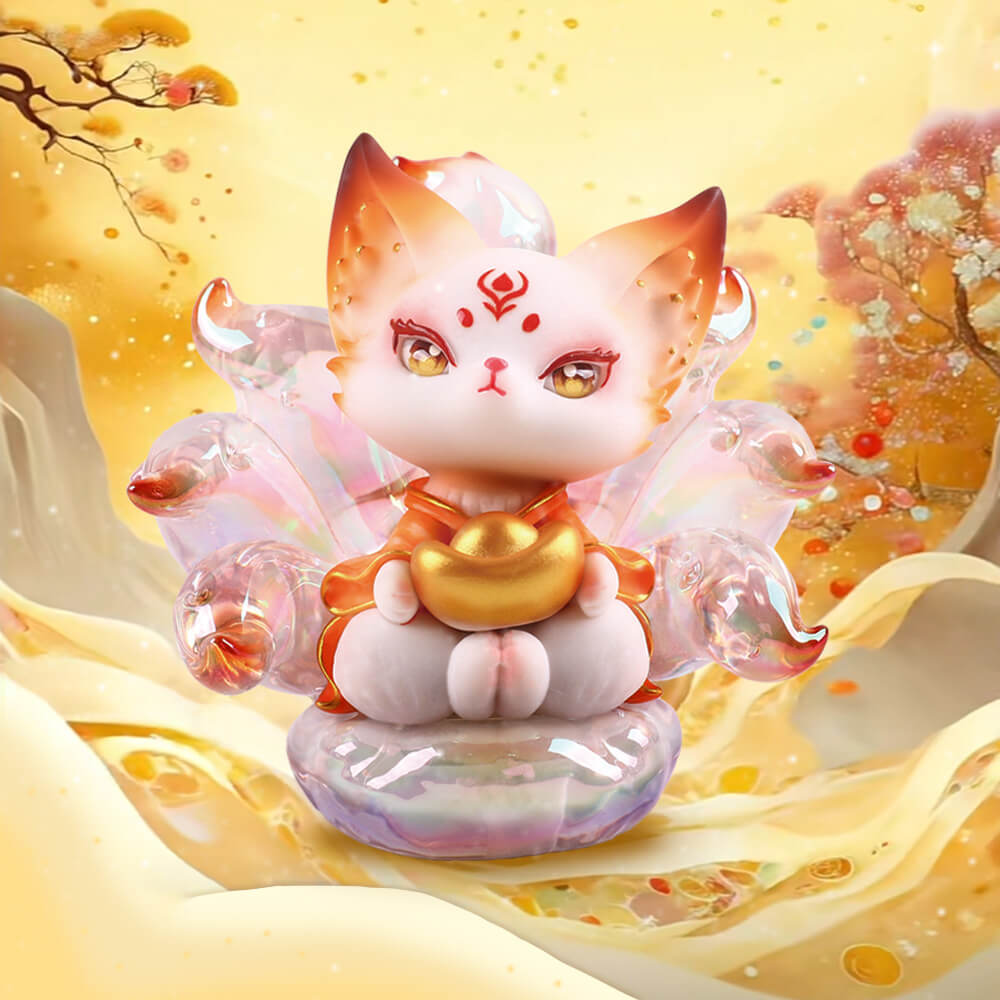 K07-Nine-Tailed Fox with light 6 Designs(Blind Box)