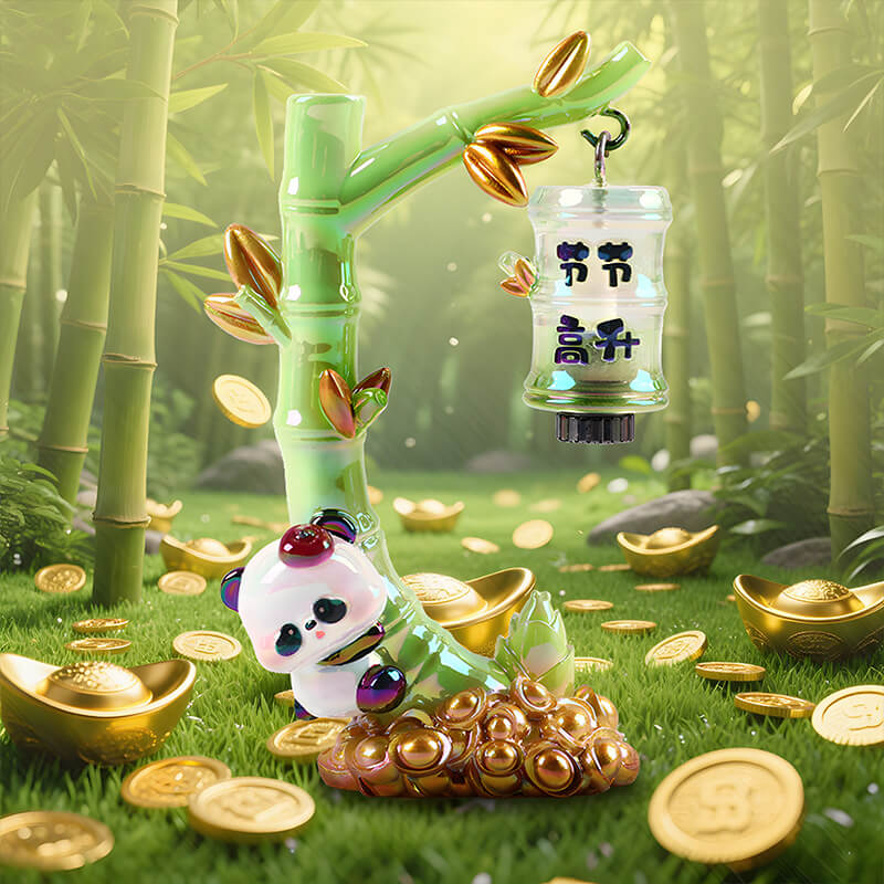 K09-Panda Swing 6 Designs(Blind Box)