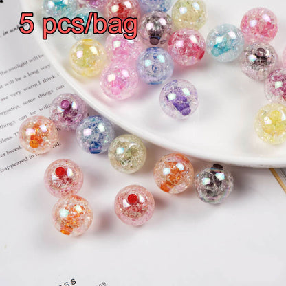 A88-(16mm)Acrylic Crackle Beads2(9 Square Game)