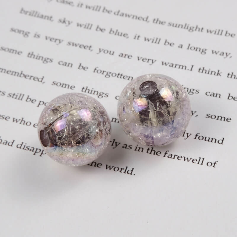 A88-(16mm)Acrylic Crackle Beads2(9 Square Game)