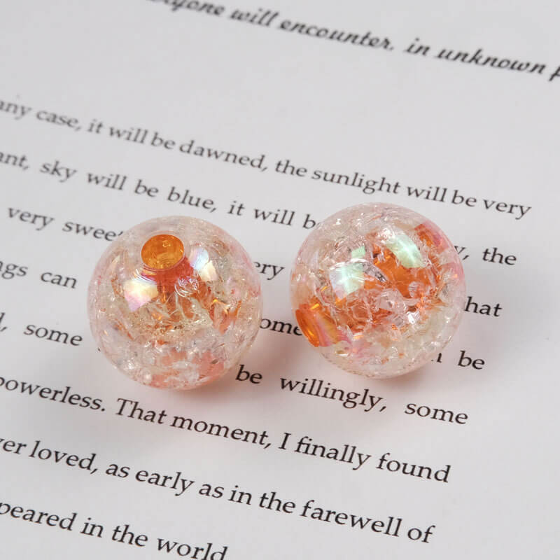 A88-(16mm)Acrylic Crackle Beads2(9 Square Game)