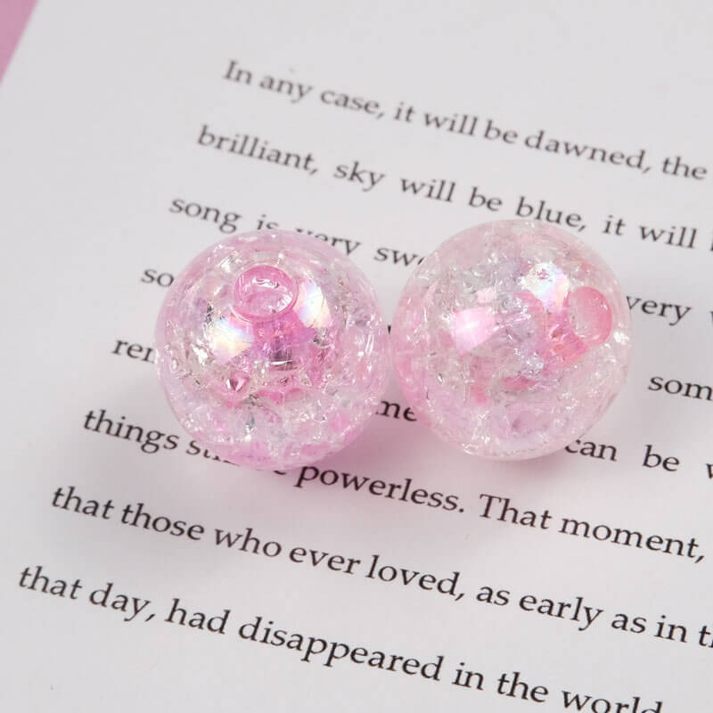 A88-(16mm)Acrylic Crackle Beads2(9 Square Game)