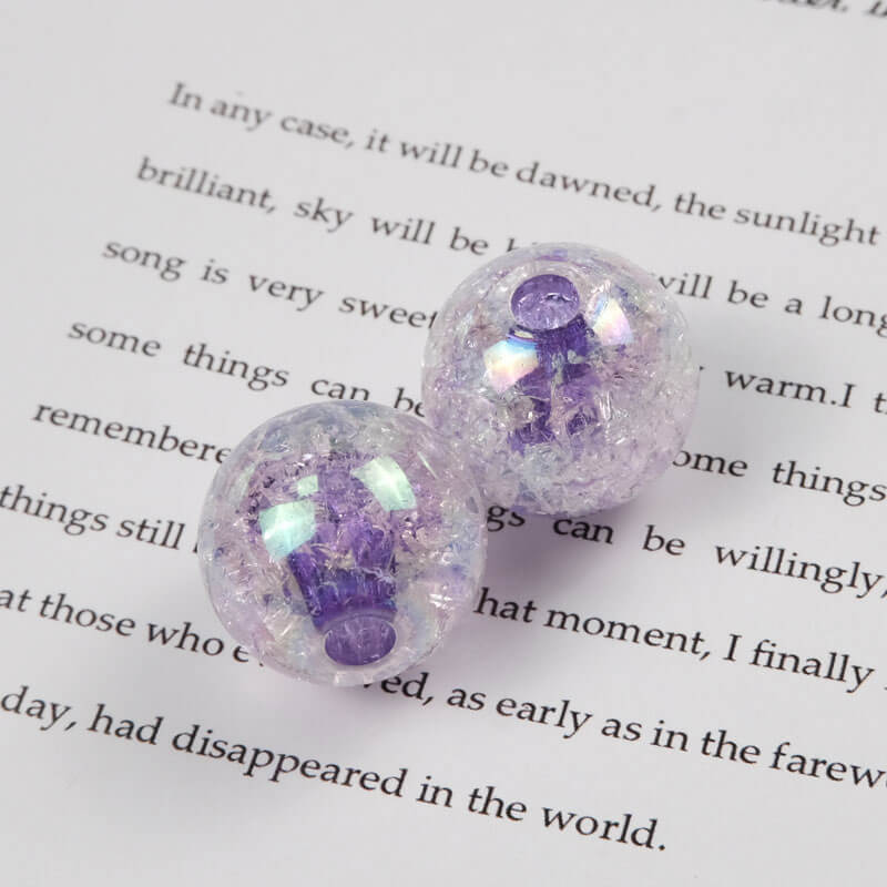A88-(16mm)Acrylic Crackle Beads2(9 Square Game)