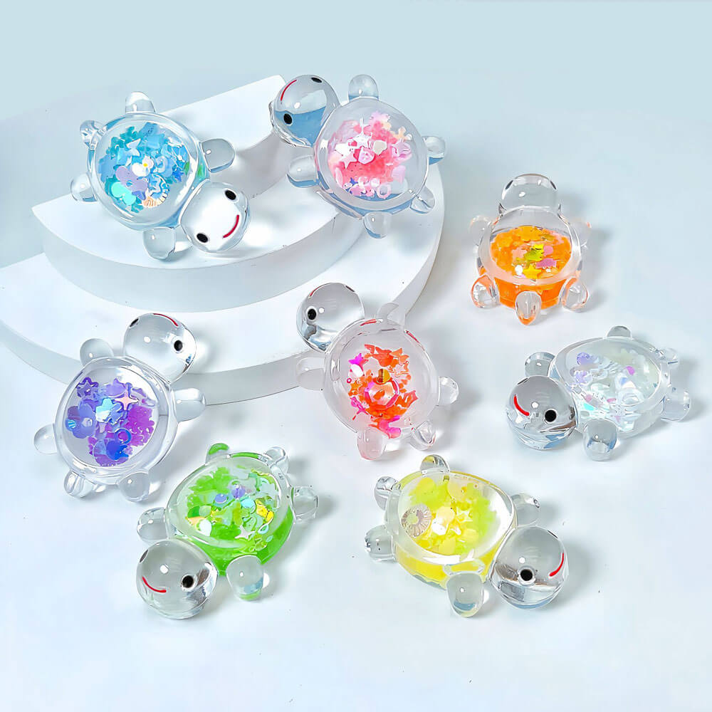 A06-Acrylic Clear Luminous Turtle Bags(9 Square Game)