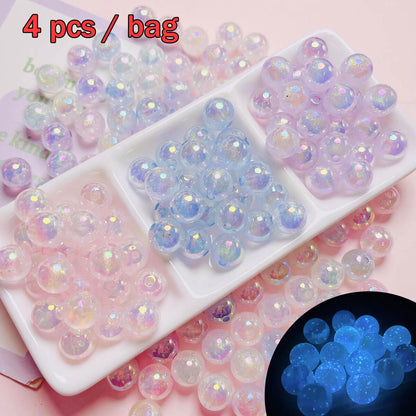 A41-(16mm)Acrylic Luminous UV Coated Beads Bags (9 Square Game)
