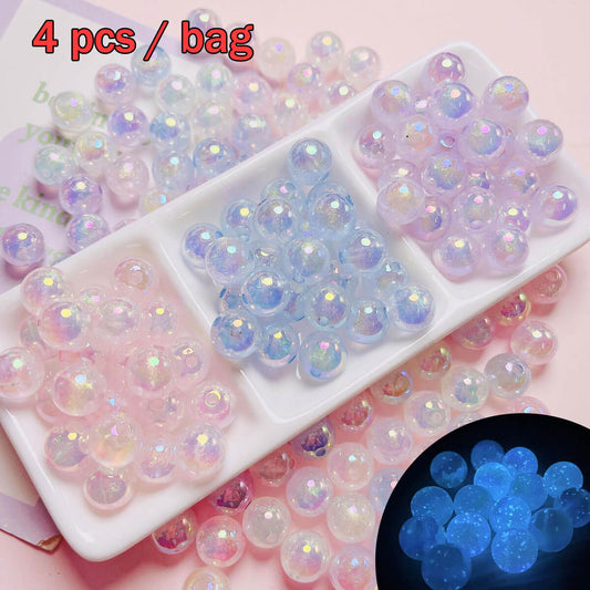 A41-(16mm)Acrylic Luminous UV Coated Beads Bags (9 Square Game)