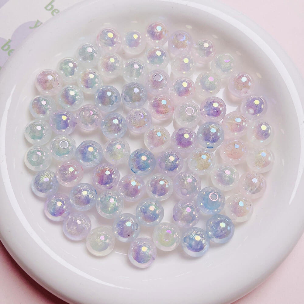 A41-(16mm)Acrylic Luminous UV Coated Beads Bags (9 Square Game)