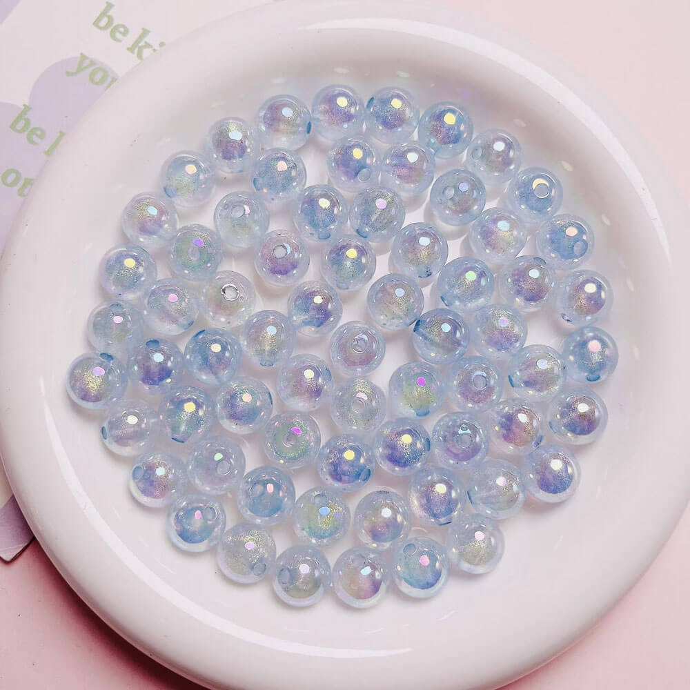 A41-(16mm)Acrylic Luminous UV Coated Beads Bags (9 Square Game)