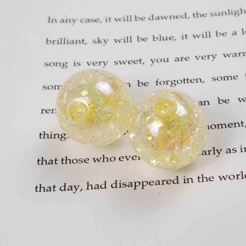 A88-(16mm)Acrylic Crackle Beads2(9 Square Game)